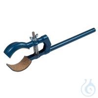 Clamp - span 60 mm - steel powder coated Robuste Stativklemme aus Edelstahl...